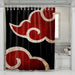 akatsuki logo wallpaper shower curtains