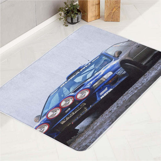 aesthetic car racing with lamp bath rugs