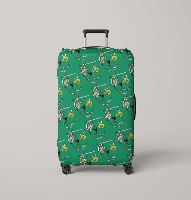 adventure time swinging sword Luggage Cover | suitcase