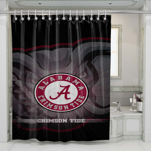 alabama crimson tide 2 shower curtains