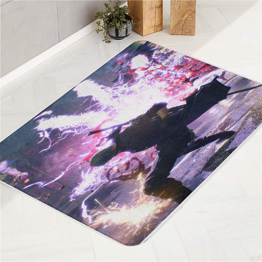 against the enemy devil may cry bath rugs