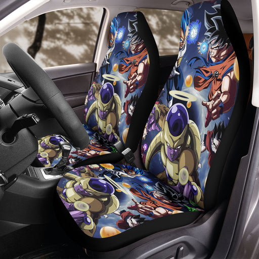 against together character dragon ball Car Seat Covers