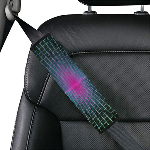 aesthetic vaporwave light cyberpunk Car seat belt cover
