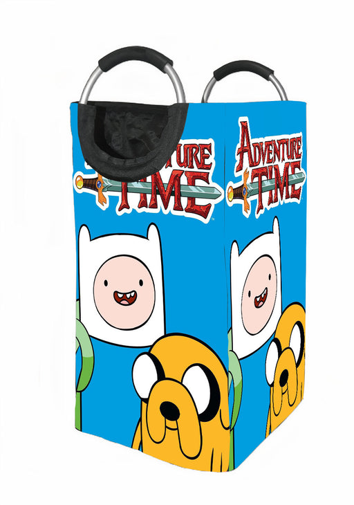 adventure time finn and jack Laundry Hamper | Laundry Basket