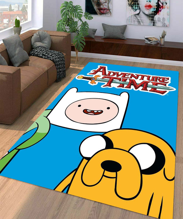 adventure time finn and jack Living room carpet rugs