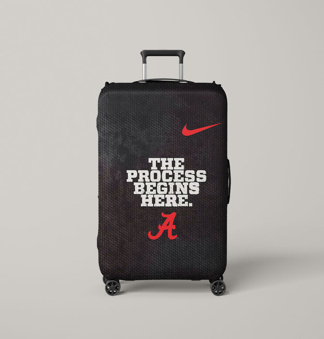 alabama crimson tide process begins Luggage Cover | suitcase