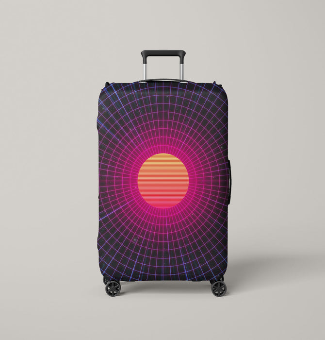 aesthetic vaporwave theme Luggage Cover | suitcase