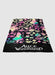 alice in wonderland pattern soft fleece blanket