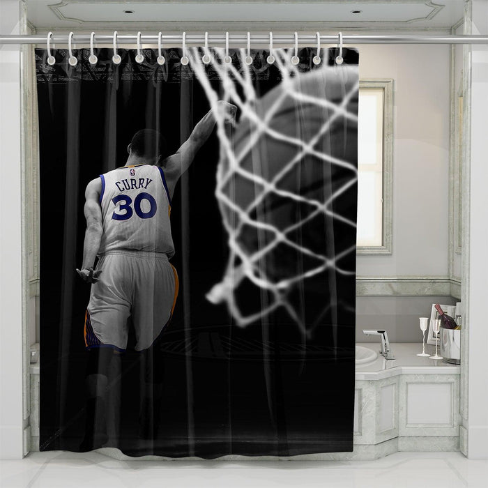 after three point curry shower curtains