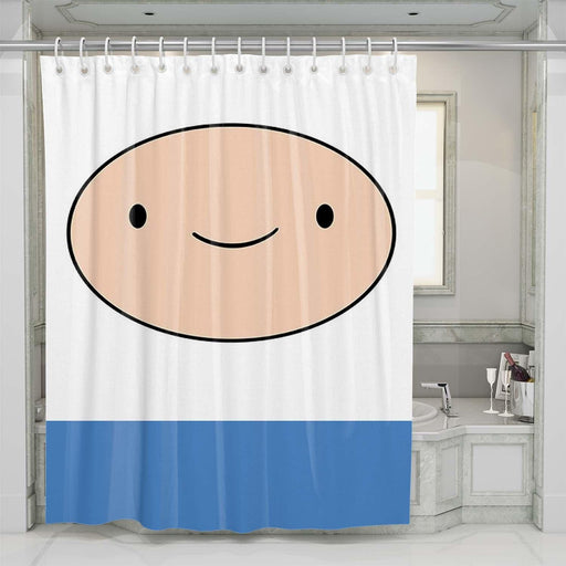 adventure time finn shower curtains