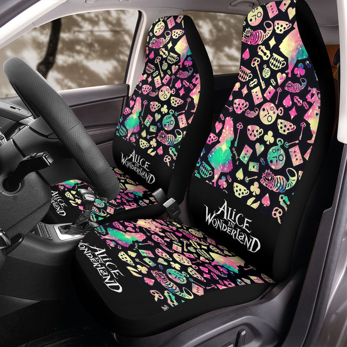 alice in wonderland pattern Car Seat Covers