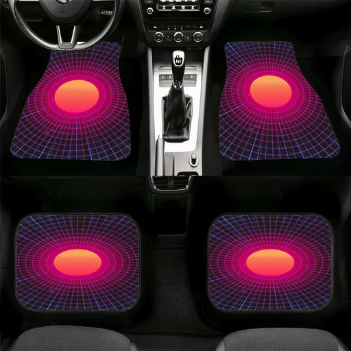 aesthetic vaporwave theme Car floor mats Universal fit
