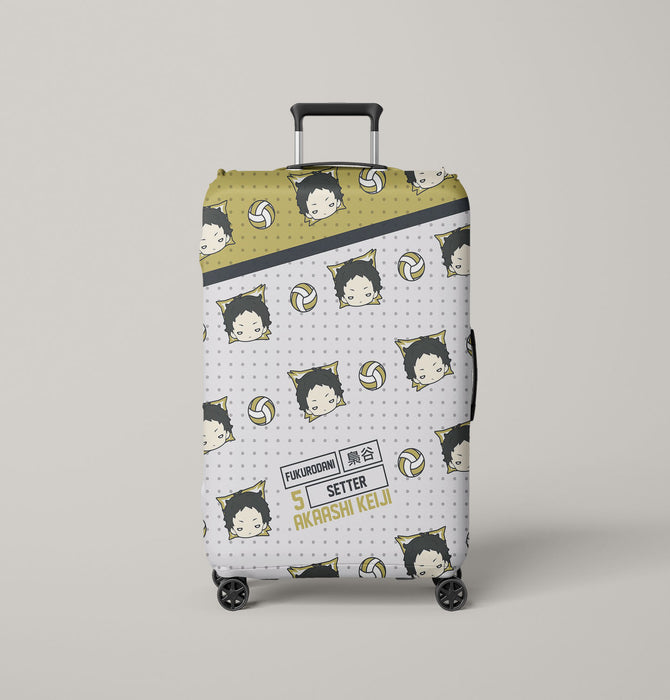 akaashi keiji setter of fukurodani Luggage Cover | suitcase