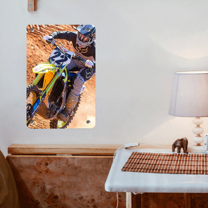 afternoon motocross so hot Poster Metal print wall art