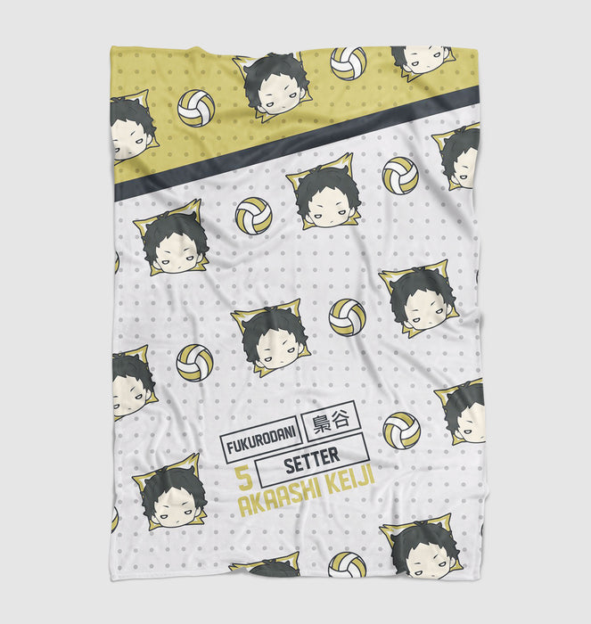 akaashi keiji setter of fukurodani Ultra soft fleece blanket