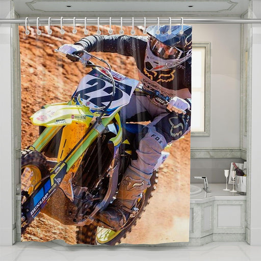 afternoon motocross so hot shower curtains