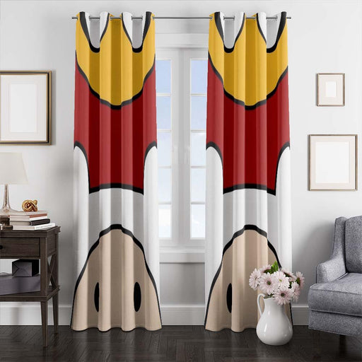 adventure time jack and finn window curtains