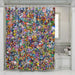 all pokemon characters 1 shower curtains