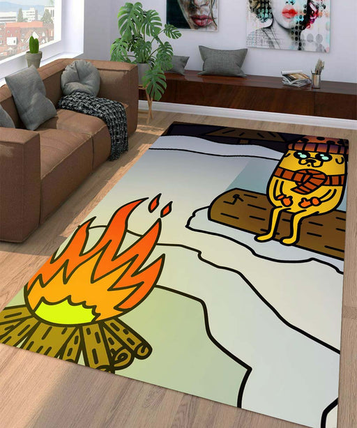 adventure time jake the dog Living room carpet rugs