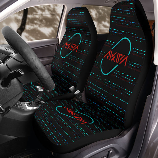 akira dot cyberpunk neon Car Seat Covers