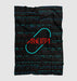 akira dot cyberpunk neon Ultra soft fleece blanket