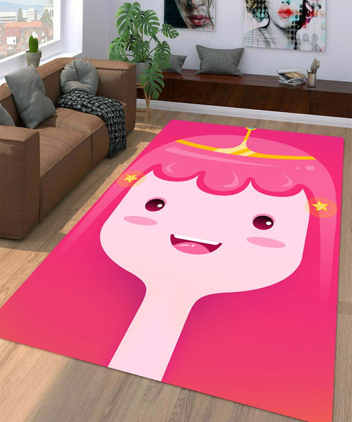 adventure time pink character Living room carpet rugs