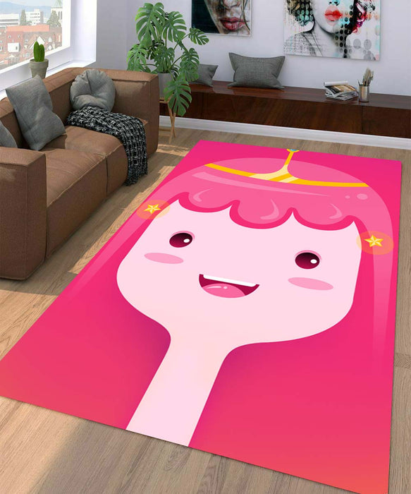 adventure time pink character Living room carpet rugs