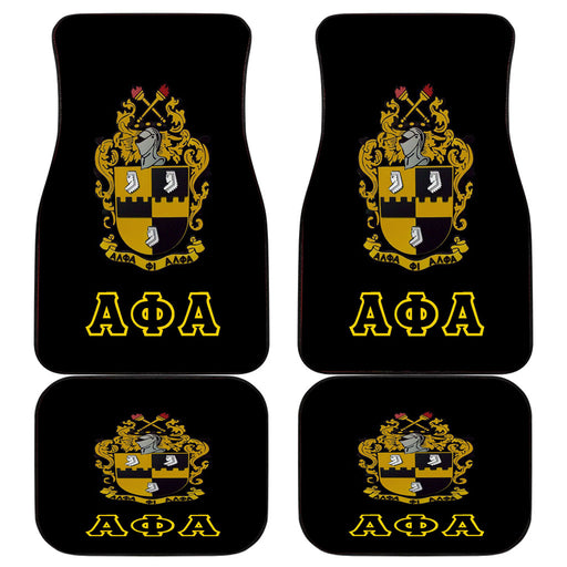 Alpha phi alpha 1 Car floor mats Universal fit