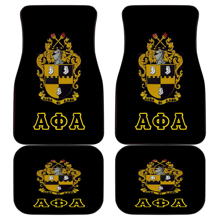 Alpha phi alpha 1 Car floor mats Universal fit