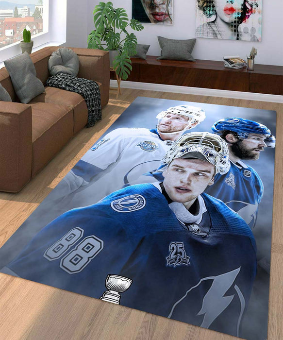 all stars of player tampa bay lightning Living room carpet rugs