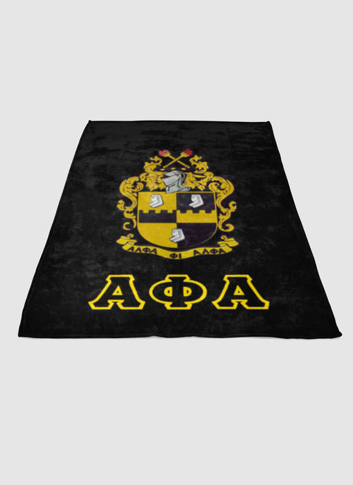 Alpha phi alpha 1 soft fleece blanket