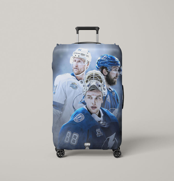 all stars of player tampa bay lightning Luggage Covers | Suitcase