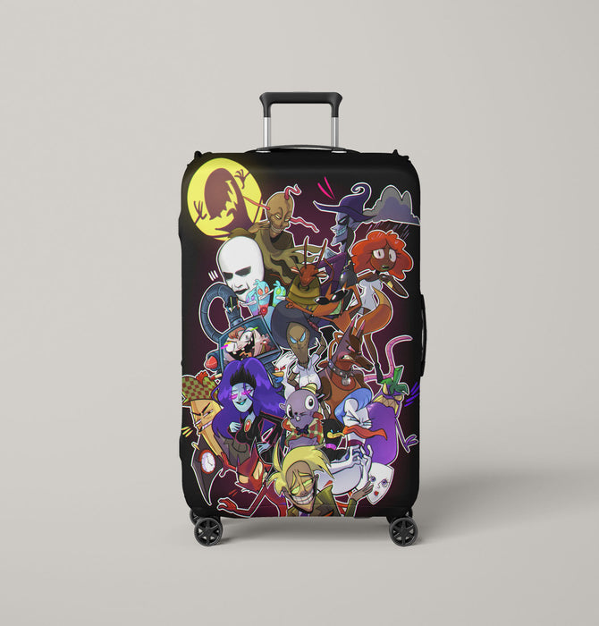 all character courage the cowardly dog Luggage Covers | Suitcase