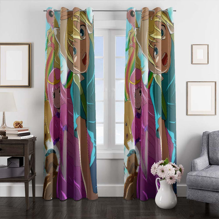 adventure time teen window curtains