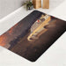 almost sunset rally offroad car racing bath rugs
