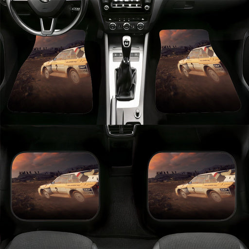 almost sunset rally offroad car racing Car floor mats Universal fit