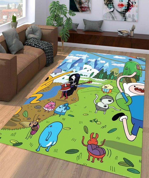 adventure time world Living room carpet rugs