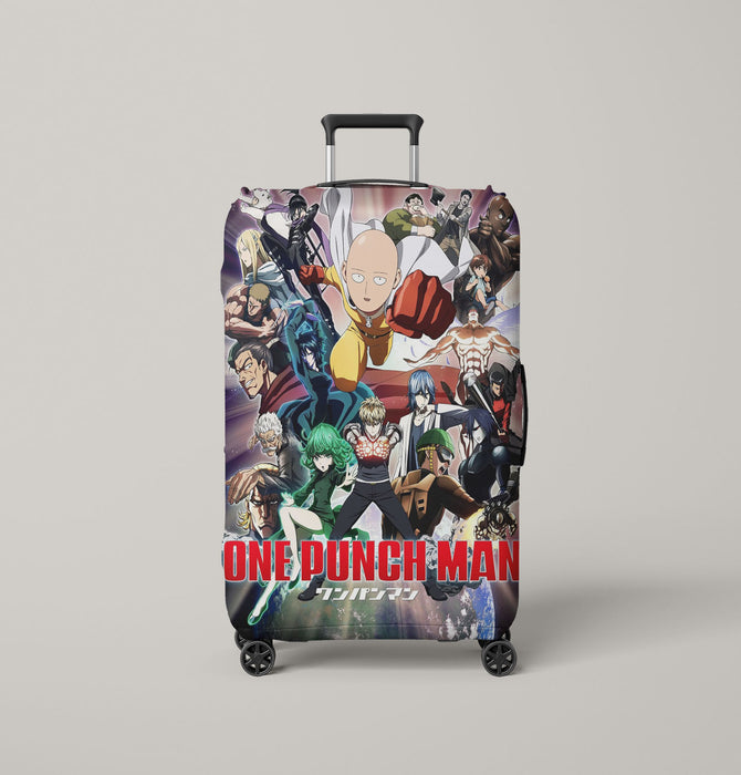 all of character one punch man Luggage Covers | Suitcase