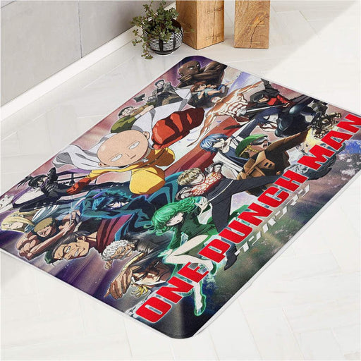 all of character one punch man bath rugs