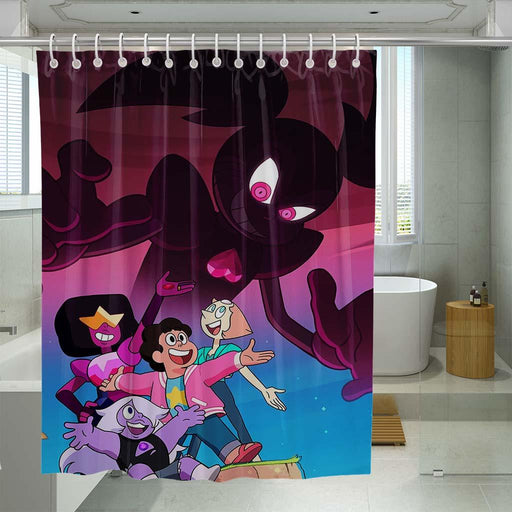 aesthetic cyberpunk concept shower curtains