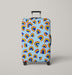 all over rainbow theme Luggage Cover | suitcase