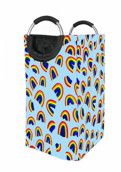 all over rainbow theme Laundry Hamper | Laundry Basket