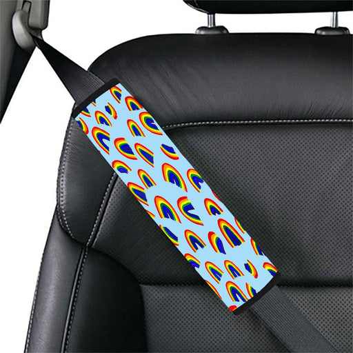 all over rainbow theme Car seat belt cover