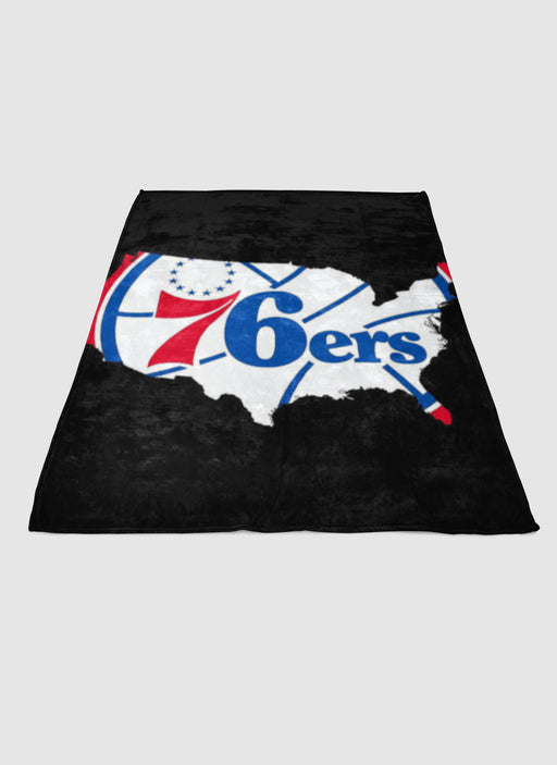 american of philadelphia 76ers soft fleece blanket