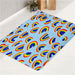 all over rainbow theme bath rugs