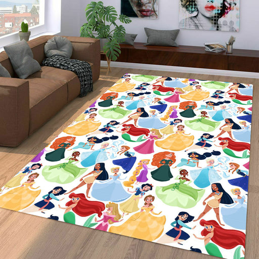 all princess from disney animation movies Living room carpet rugs