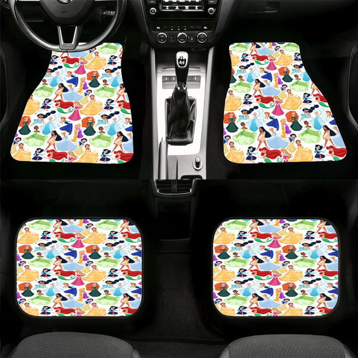 all princess from disney animation movies Car floor mats Universal fit
