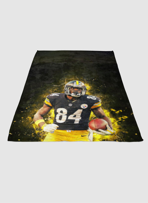 antonio brown soft fleece blanket