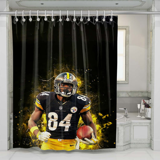 antonio brown shower curtains