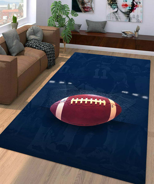 always football in america Living room carpet rugs